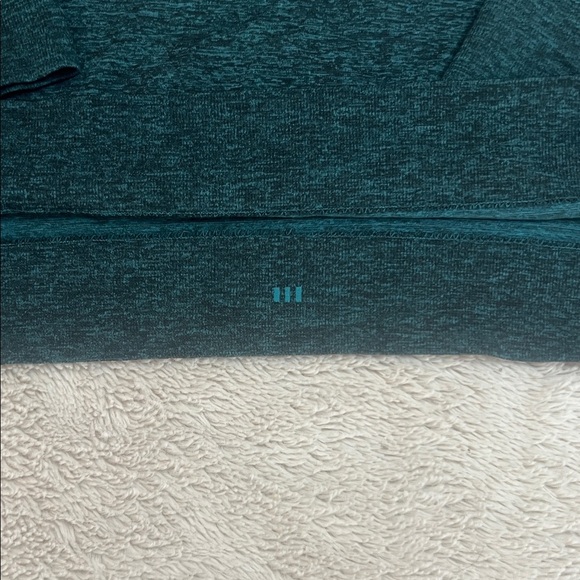 Lululemon Mens Surge Long Sleeve Shirt Teal Deep Green est sz M - Picture 4 of 11